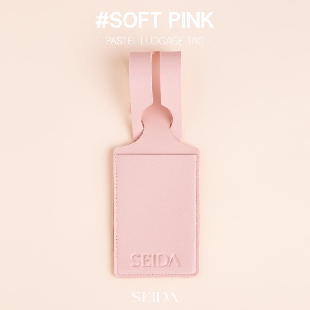 เซดะ แท็กติดกระเป๋า l PASTEL LUGGAGE TAG l สายคล้อง พวงกุญแจป้ายชื่อ รูปที่ 5