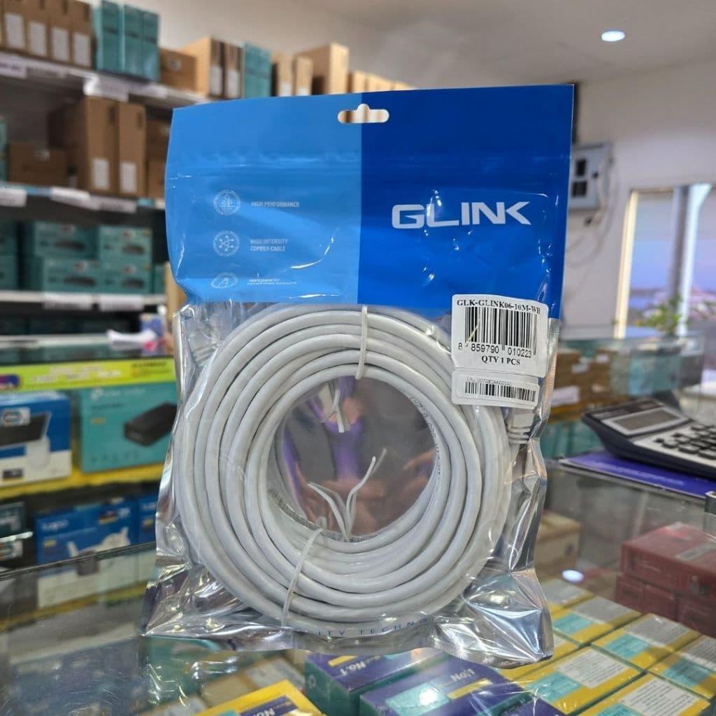 สาย LAN CAT6 Patch Cord สายแลนสำเร็จรูป ความยาว 2-20 เมตร ยี่ห้อ GLINK รองรับ Gigabit รูปที่ 6