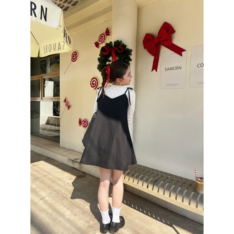 Solve.official - Dorayaki dress **ได้เฉพาะเดรสตัวนอก รูปที่ 8