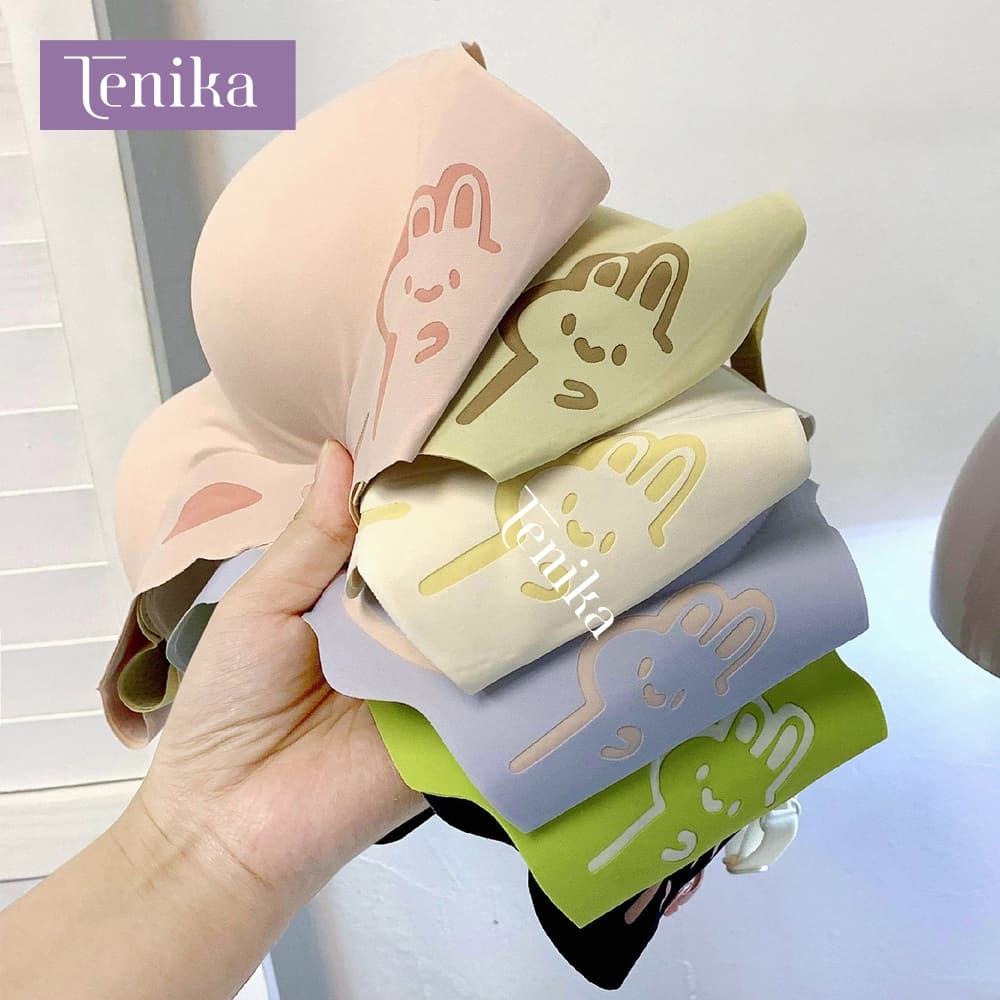 TENIKA เจลลี่บรา ชุดชั้นในผู้หญิงดันทรง ยืดหยุ่น บราไร้ขอบ braไร้ตะเข็บไม่ระคายเคืองผิว bra-077 รูปที่ 8