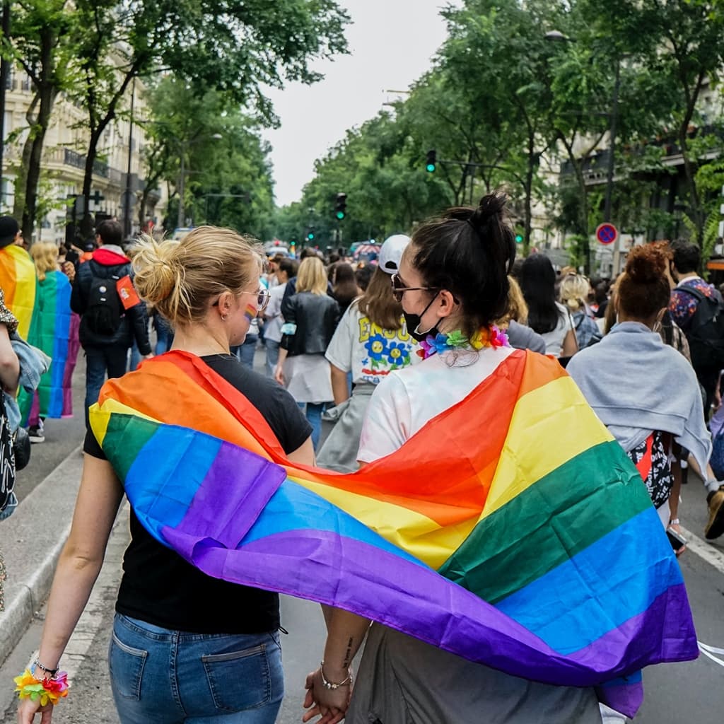 ราคาต่อ 10 ชิ้น ธงสีรุ้ง ธงสายรุ้ง ธง‍ LGBT ขนาด 90x150cm ธงความเท่าเทียม ธงหลากสี มองเห็นสองด้าน รูปที่ 3