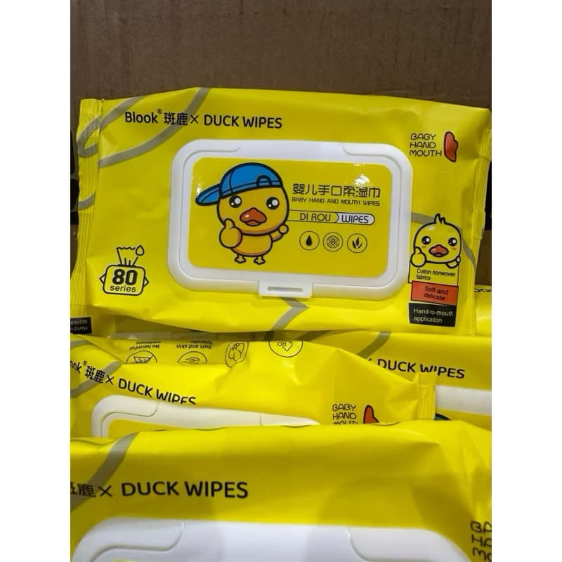 ทิชชู่เปียกรุปเด็กๆไม่มีแอลกอฮอล์เหมาะกับเด็ก Babyhandandmouthwipes รูปที่ 7