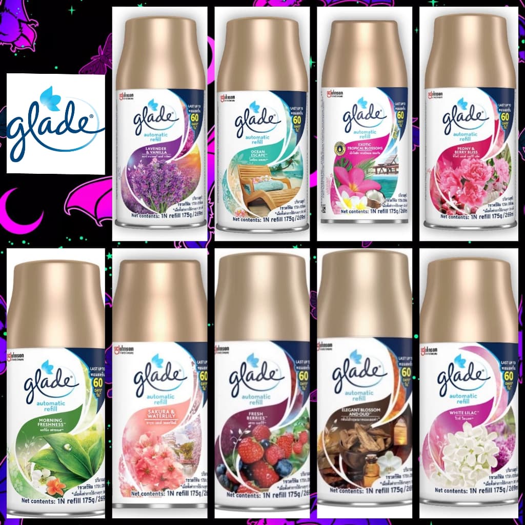 รีฟิลเกลด Glade automatic spray refill ชนิดเติม ใช้กับเครื่องพ่นสเปรย์อัตโนมัต ขนาด 252 มล. รูปที่ 1
