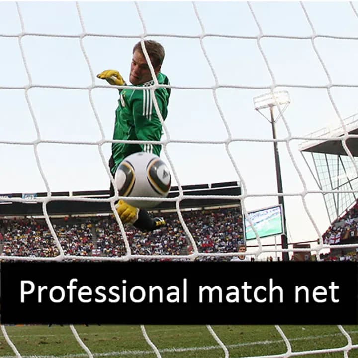 ตาข่ายฟุตบอล ขนาดเกม Replacement Soccer Goal Net Person System Full Size Football Goal Post Netting รูปที่ 8
