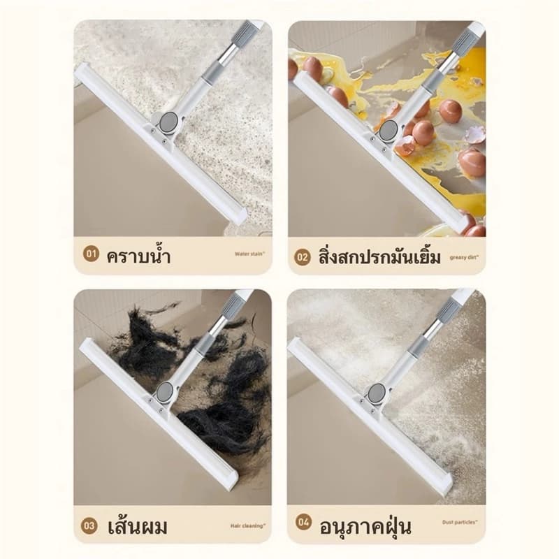 ⭐HOBA⭐ไม้ถูพื้นแบบแบน ไม้ถูพื้นรีดน้ำซักผ้าม็อบมืออัตโนมัติ ไม้ถูคนขี้เกียจ ไม้ถูพื้น แบบ รูปที่ 9