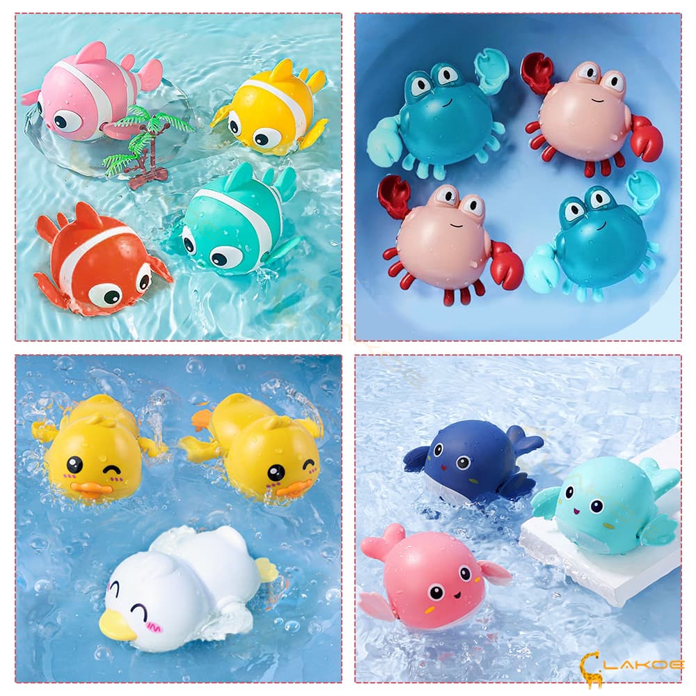 LAKOE ของเล่นลอยน้ำ ของเล่นเต่าว่ายน้ำ เพิ่มความสนุกให้เด็กๆ ของเล่นเด็ก รูปที่ 2