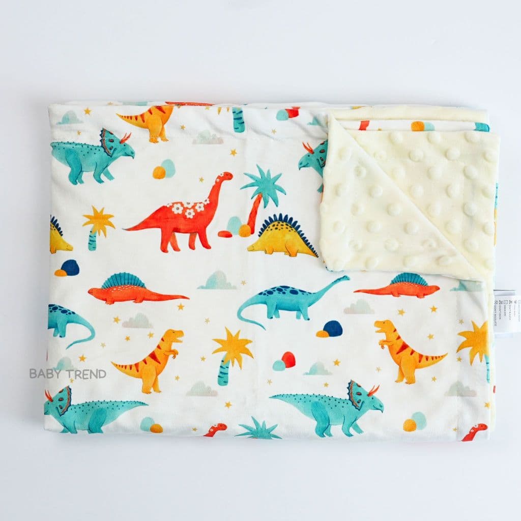 Little Home Baby ผ้าห่มดอทขนมิ้ง 2 ชั้น สำหรับเด็กแรกเกิด-2 ขวบ ขนาด 110x75cm ผ้านุ่มลื่น อุ่นสบาย รูปที่ 9