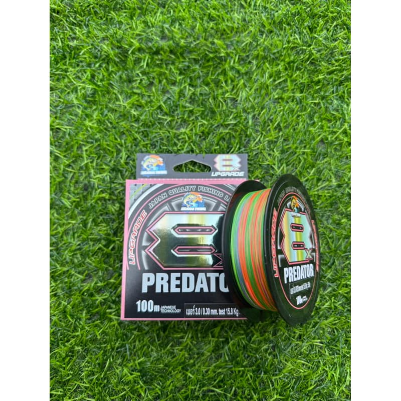 สายพีอี PE ANDAMAN PREDATOR X8 MULTI COLOR BRAI LINE สีรุ้ง ยาว 100 เมตร รูปที่ 4