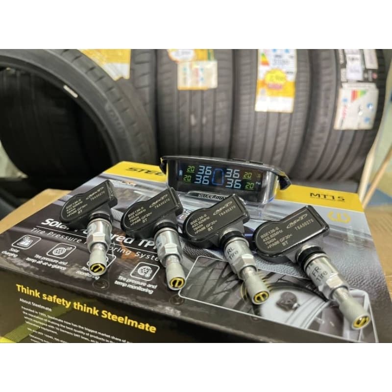 ใหม่ล่าสุด..เครื่องวัดลมยางTPMS STEEL MATE รุ่น MT15 แบบแทนจุ๊ปลมเดิม พร้อมจอแสดงผล รูปที่ 5