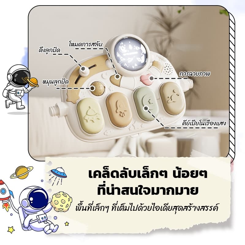 เพลยิม เพลยิมเด็ก เพลยิมโมบาย เพลยิมเปียโน 3in1 ปรับเป็นรถหัดเดินได้ รถหัดเดินเด็ก รถผลักเดิน รถเข็นหัดเดิน รูปที่ 2