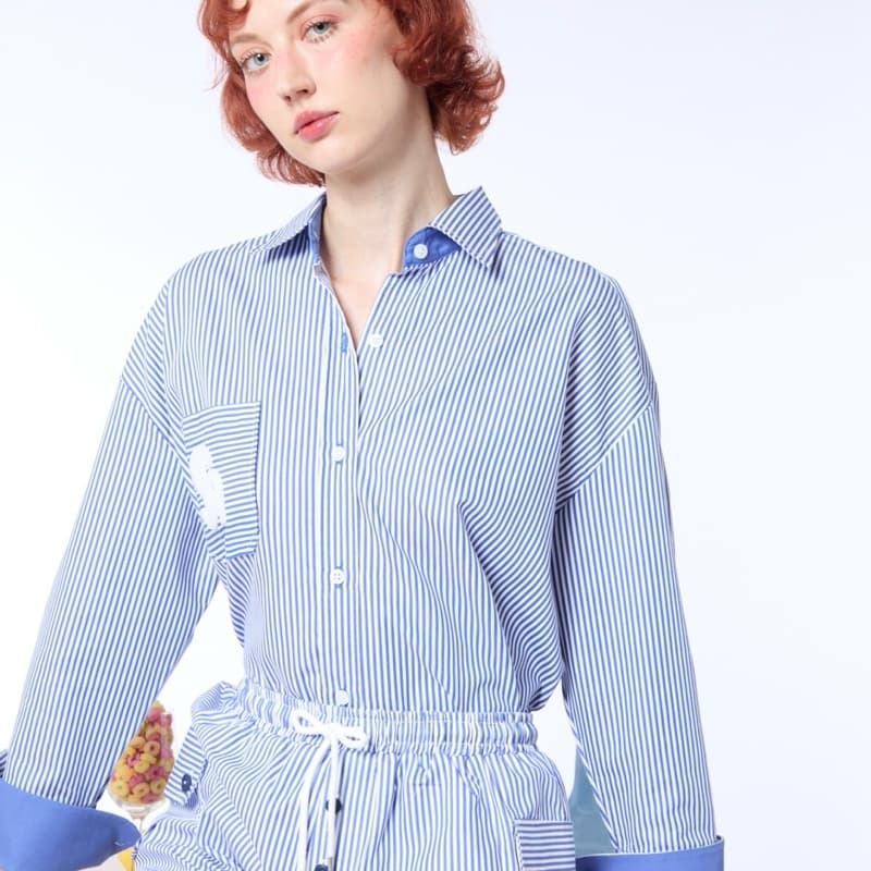 7สี New ally fufu #oversize #oversize #sherleen #เชิ้ตตัวใหญ่ #เชิ้ตเกาหลี รูปที่ 7