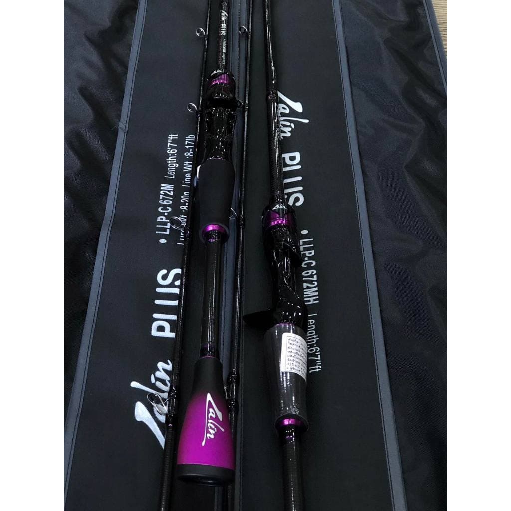 คันตีเหยื่อปลอม Lalin Plus ขนาด6.7ฟุต 2ท่อน เป็นคันกราไฟท์แท้ มี 2เวทให้เลือก 8-17LB. และ 10-20LB รูปที่ 6