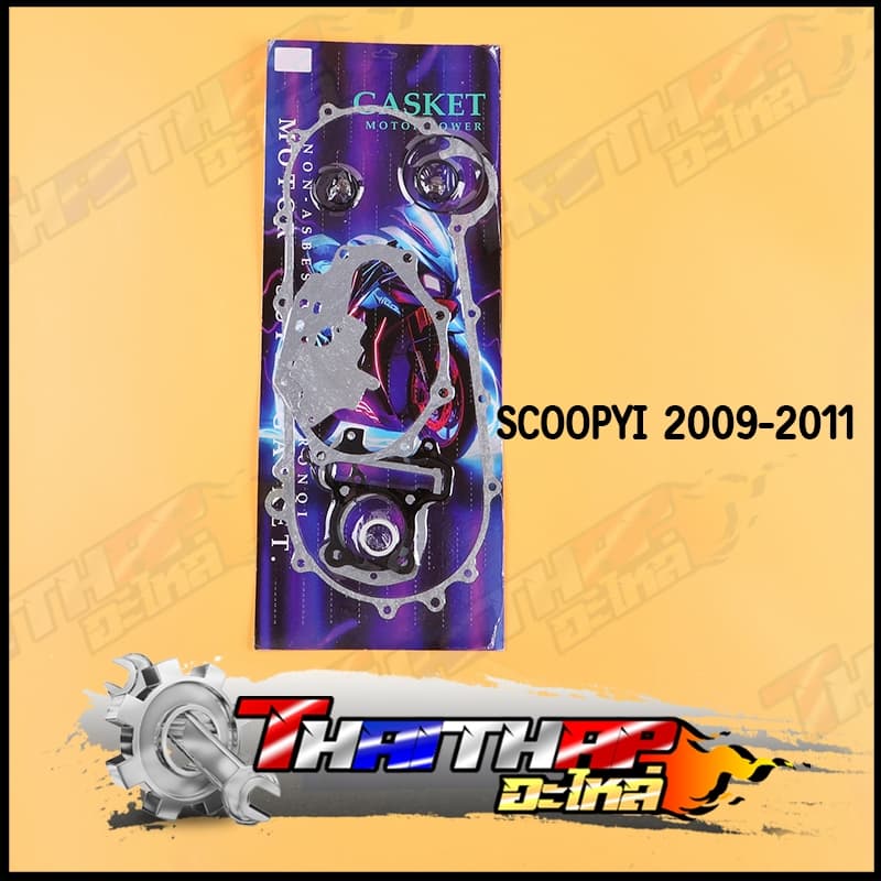 ประเก็นชุดใหญ่ ประเก็น wave click dream msx scoopyi zoomer ครบชุด สินค้ามาตรฐาน งานดี ปะเก็นเวฟ110i รูปที่ 5