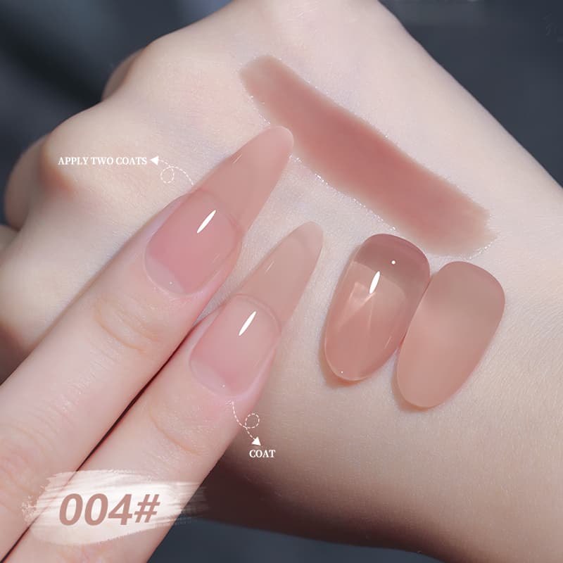 Nawoelite สีทาเล็บเจล สีไซรัป ยาทาเล็บเจล เนื้อบางเบา เกลี่ยง่าย ทนทาน ขึ้นเงาสวย ปลอดสารเคมีอันตราย จากไทย รูปที่ 5