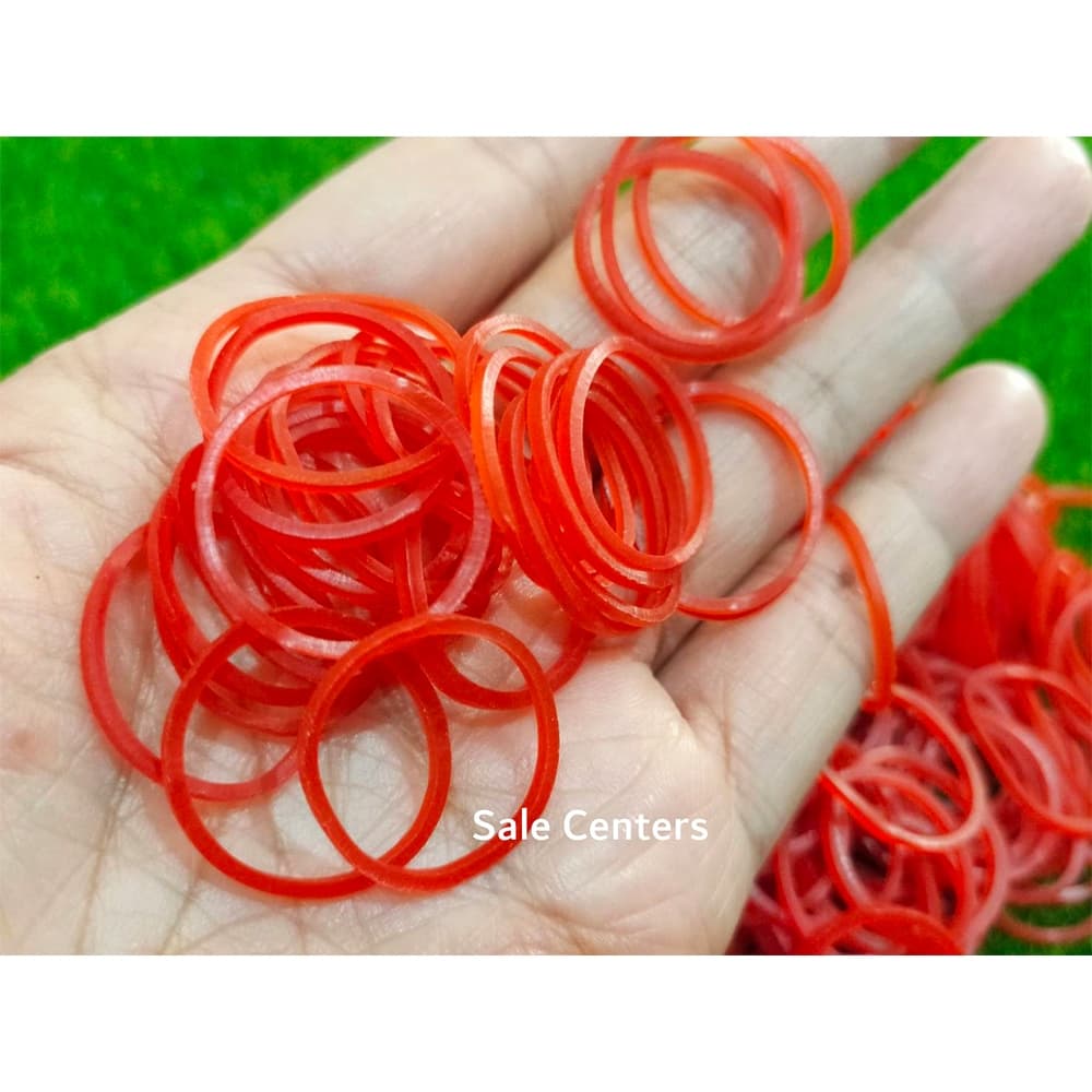 หนังยางรัดแหนม สีแดง หนังยางจิ๋ว ขนาดวง 2 cm. ยางจิ๋ว วงเล็ก ยางวงเล็ก mini Rubber band รูปที่ 5