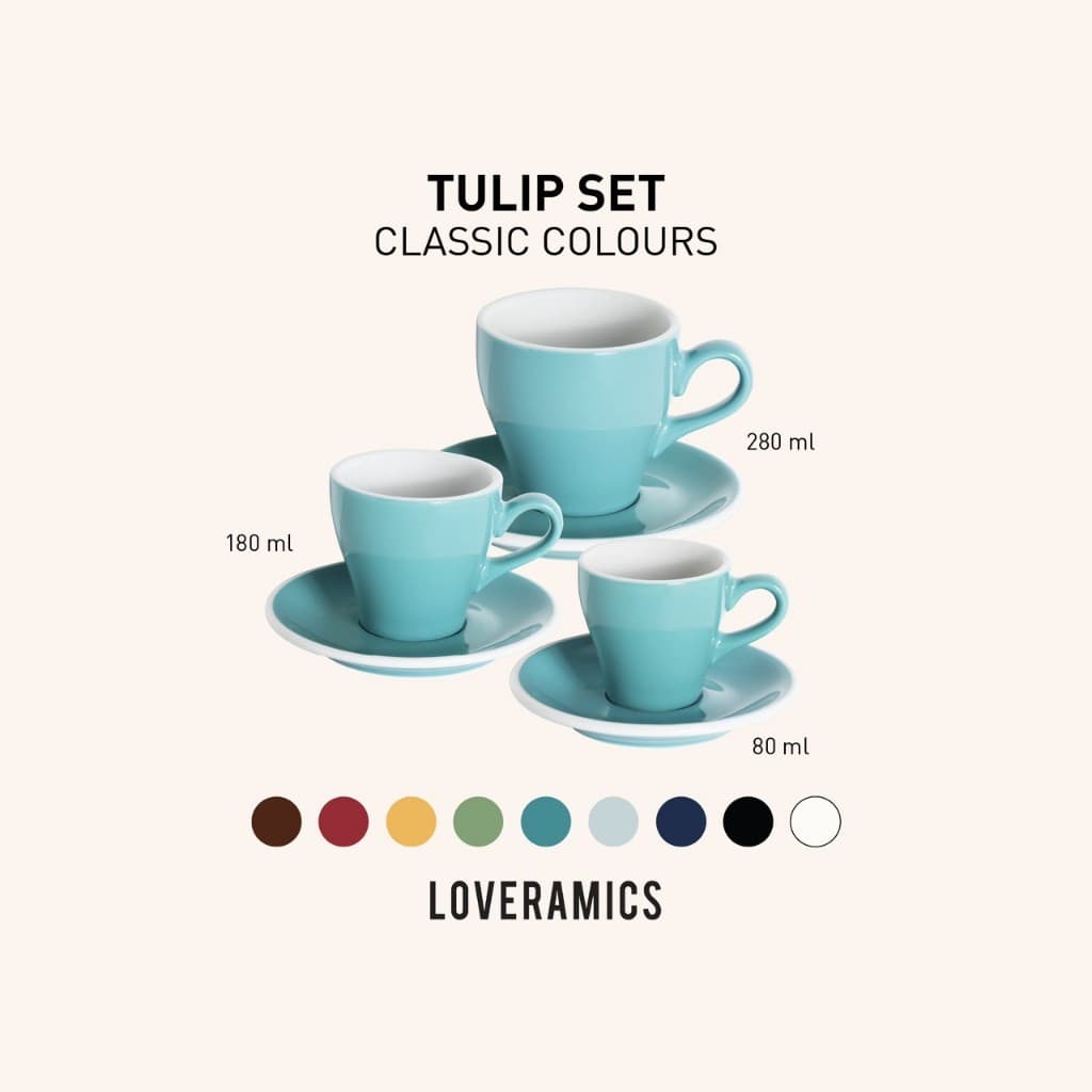 Loveramics ชุดแก้วกาแฟเซรามิค รุ่น Tulip Set รูปที่ 1