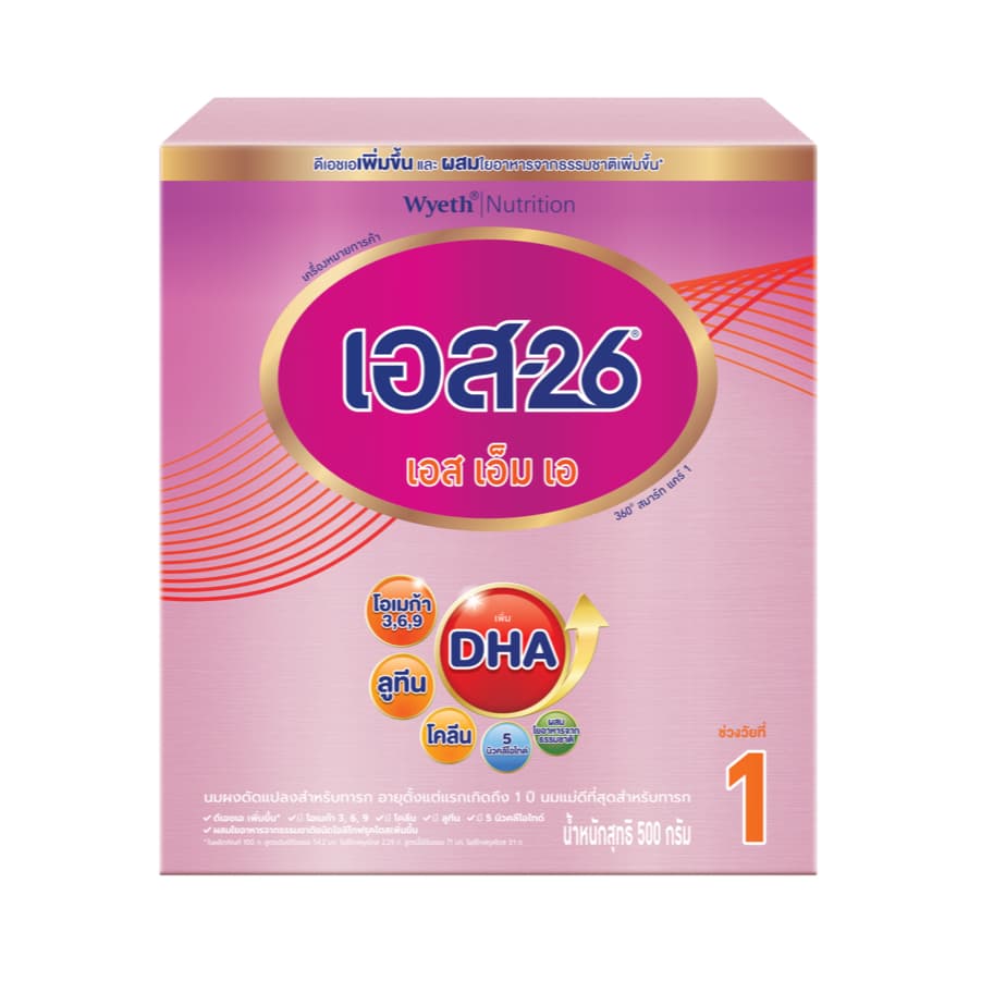 นมผง S-26® SMA Smart Care 1™ นมผง เอส-26 เอสเอ็มเอ สูตร 1 รูปที่ 2