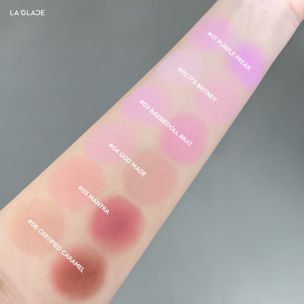 La Glace Brattitude Two Tone Powder Blush บลัชฝุ่นทูโทนลากลาส รูปที่ 5