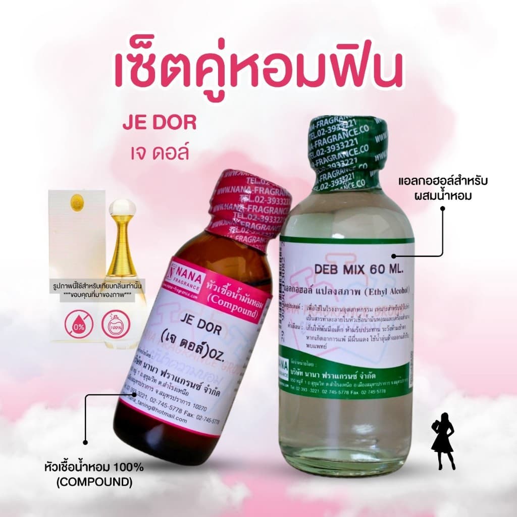 หัวเชื้อน้ำหอม 100% กลิ่นเจดอล์ รูปที่ 3