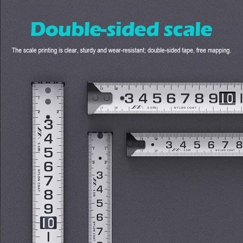 JIMIHOME ตลับเมตร สายวัด Portable Measure Tape สายวัดตัวแบบตลับพกพา ตลับเมตรเทปเหล็ก ความยาว 3.5 / 5.5m สำหรับวัดพื้นที่ รูปที่ 7