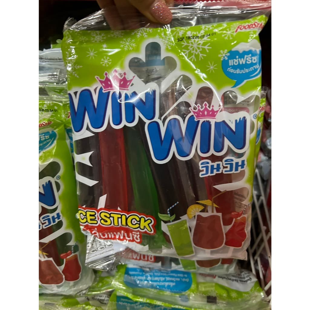 ดีโด้หวานเย็น รสผลไม้รวม 2 รสชาติ โดราเอม่อนผลไม้รวม กับ มินเนียนม็อกเทล 35มล. x 12แท่ง รูปที่ 5