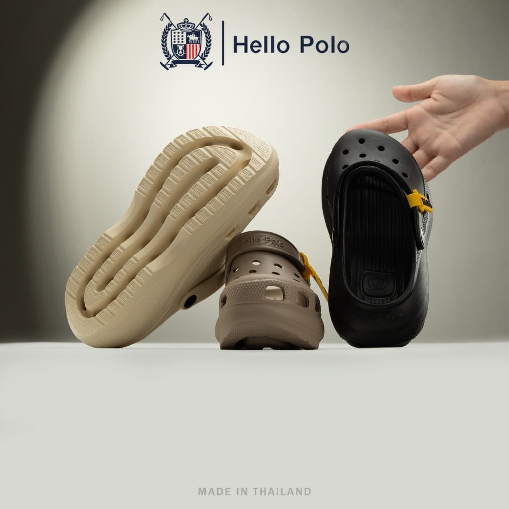 Hello Polo รองเท้าหัวโตผู้หญิง รองเท้าแตะป้องกันกลิ่น วัสดุ EVA ทนต่อการสึกหรอ กันลื่น พื้นหนา เหมาะกับฤดูร้อน HP8052 รูปที่ 7