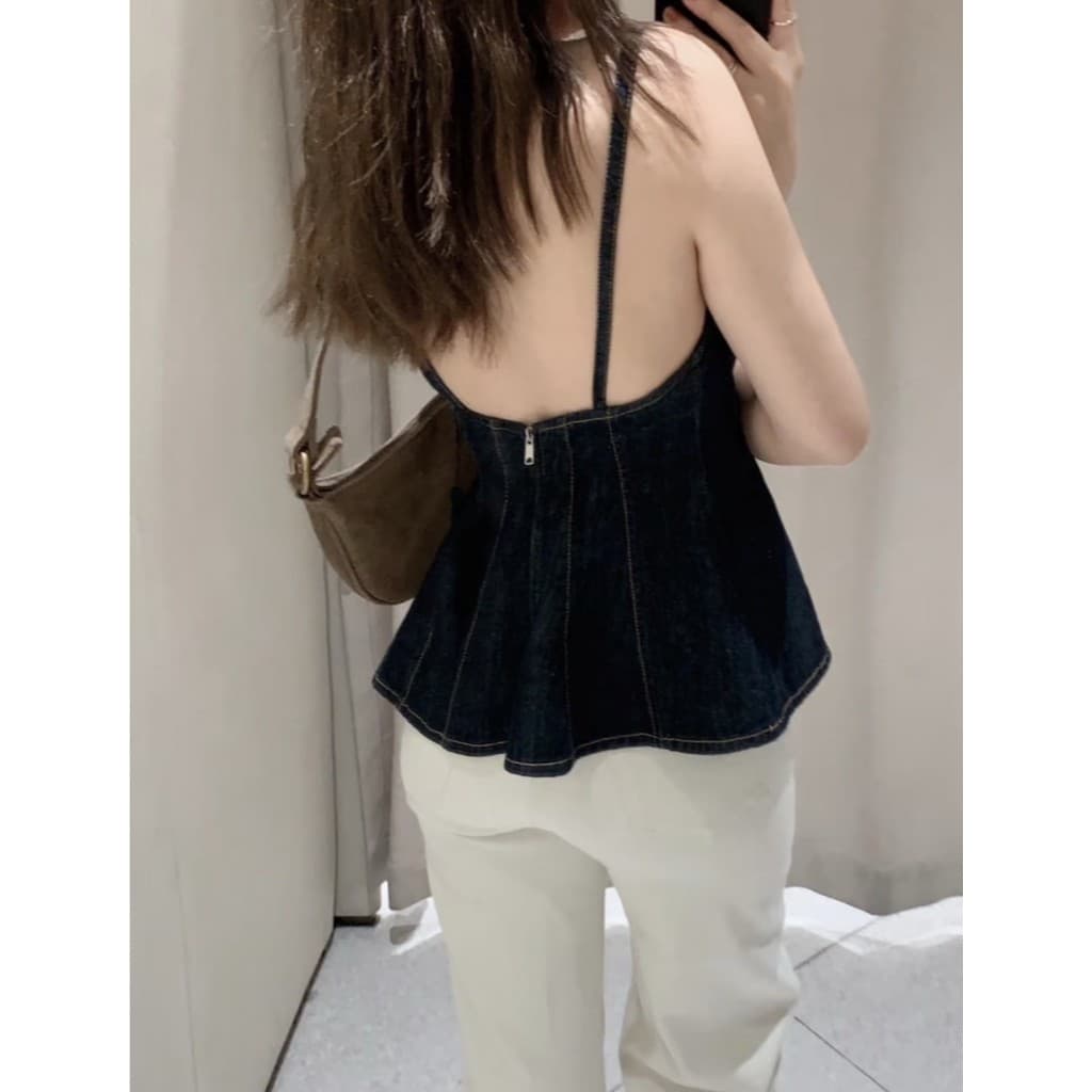 เสื้อสายเดี่ยวผ้ายีนส์รุ่น 5010 TAG WG.WE รูปที่ 9