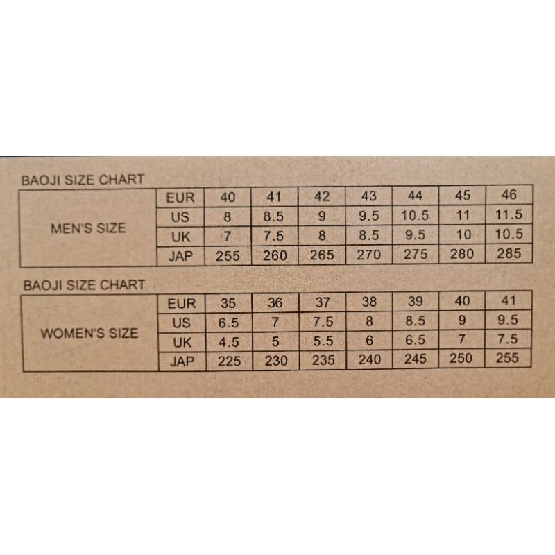 Baoji แท้% คัทชูหนังขัดมัน รุ่นBJ3385/BJ3375/BJ8007/BJ9002 ไซส์ 39-47 รูปที่ 2