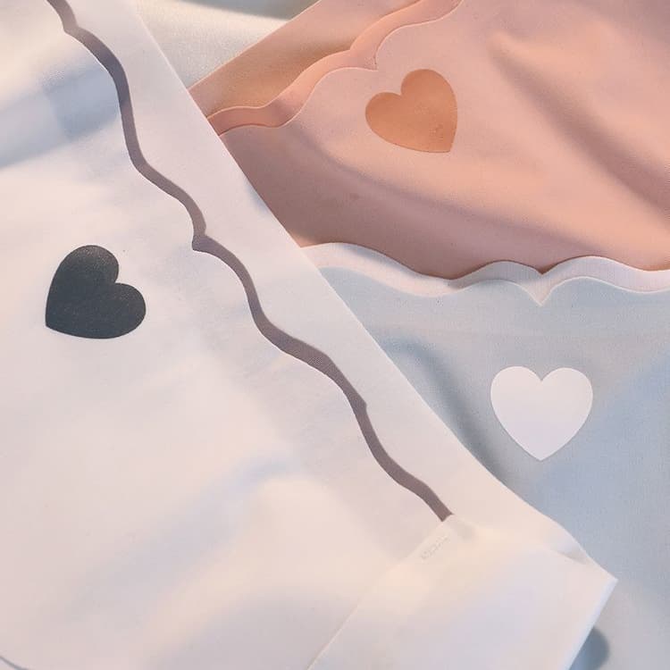 Bmmeกางเกงชั้นในไร้ตะเข็บ กางเกงชั้นในน่ารัก ไม่มีรู รูปหัวใจ น่ารักมาก ยืดหยุ่นมาก กางเกงชั้นใน รูปที่ 8