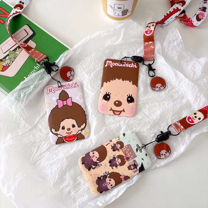 ป้ายใส่บัตรพร้อมสายคล้องคอ Monchhichi รูปที่ 3