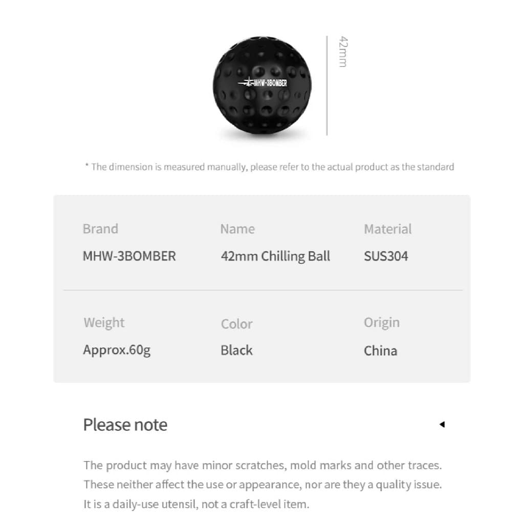 MHW-3BOMBER Smooth Pour Over Chilling Ball Stand แท่นวางอุปกรณ์กาแฟ พร้อมบอลเย็นชงกาแฟ รูปที่ 9