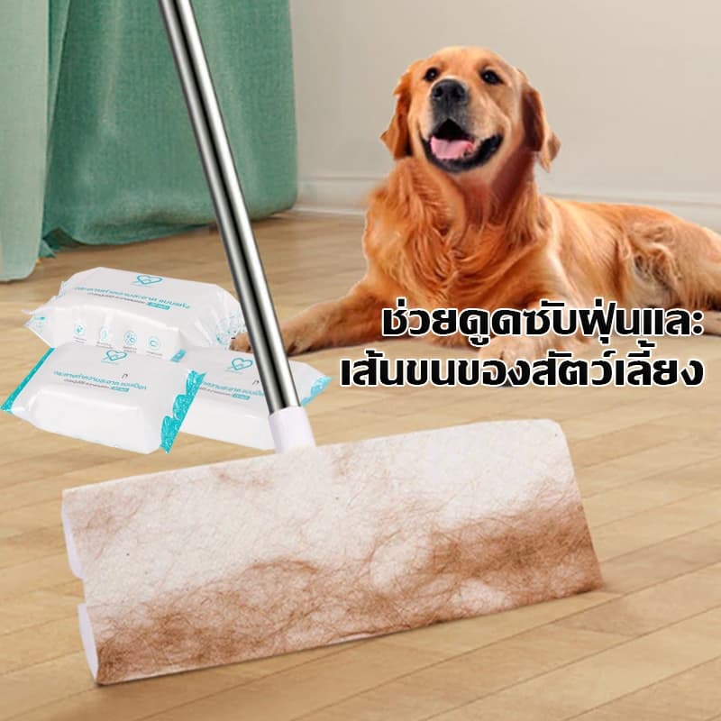 Eden จัดส่งรวดเร็ว ไม้ถูดันฝุ่น ใช้กับกระดาษผ้าถูพื้นแบบใช้แล้วทิ้ง กระดาษเปียก และแห้ง รูปที่ 4