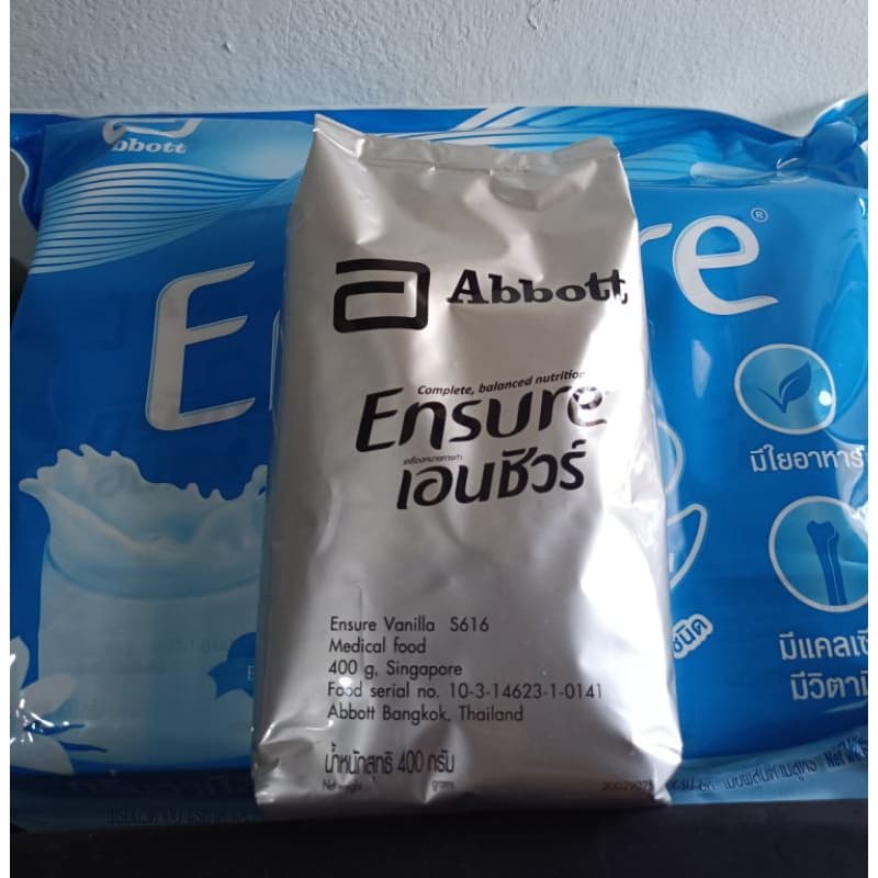 Ensure เอนชัวร์ วานิลลา แบบถุงเติม ร้านเดิม ขายดี มีรีวิว รูปที่ 1