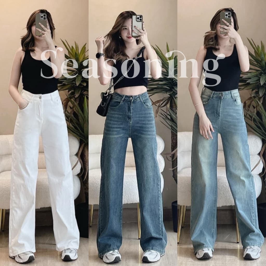 *ยาว 41-42" * Seasoning รุ่น OG มีไซส์ S-7XL ขากระบอกใหญ่ รูปที่ 1
