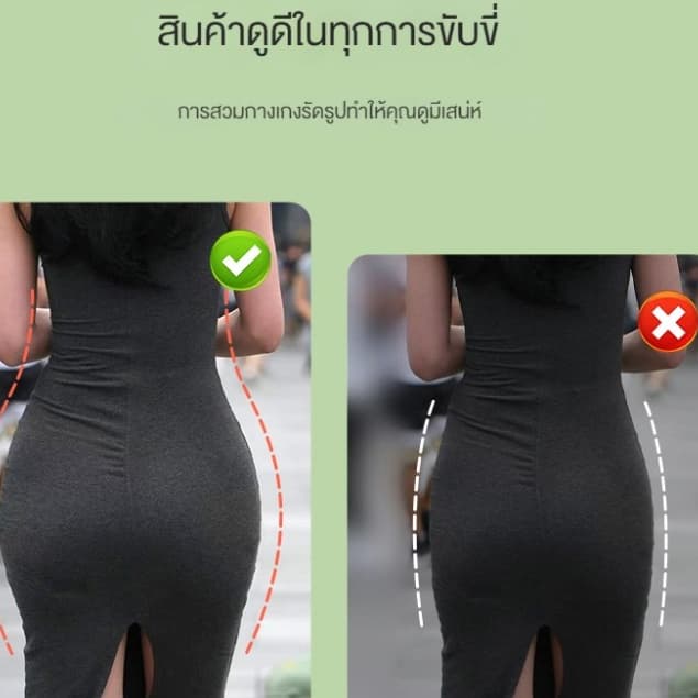 กางเกงเสริมก้นและสะโพกผู้หญิง กางเกงเสริมสะโพกและก้น สะดวกสบายและระบายอากาศได้ดี รูปที่ 4