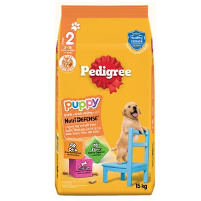Pedigree เพดดิกรี ลูกสุนัข ไก่ไข่ และนม 15 kg. รูปที่ 4