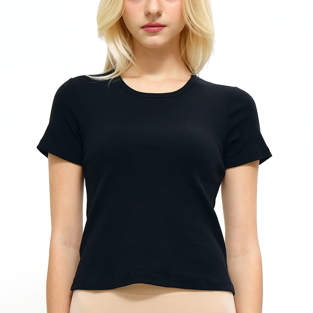 Wacoal เสื้อยืดเสริมบรา Bra Top รุ่น WH4A07 สีดำ รูปที่ 2