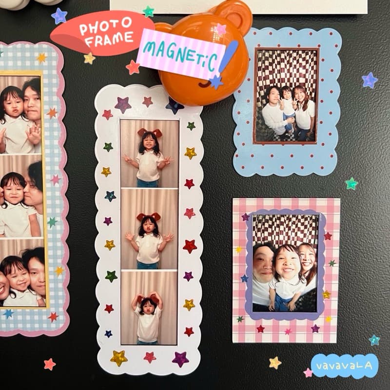 Photo frame magnetic กรอบรูปแม่เหล็ก แม่เหล็กติดตู้เย็น รูปที่ 1