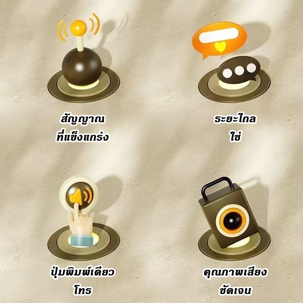 Walkie Talkies เด็ก | อินเตอร์คอม2pcs เพจเจอร์ไร้สาย การ์ตูนระยะไกล รูปที่ 2