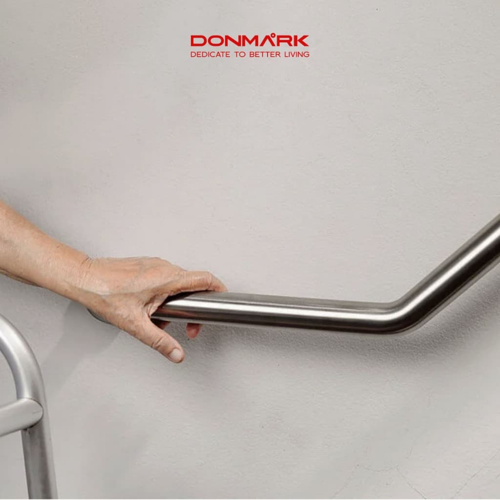 DONMARK ราวจับพยุงตัว สแตนเลส 304 ผิวเงารูปทรงตัววี ขนาด 50 cm รุ่น DM-1413SS รูปที่ 2