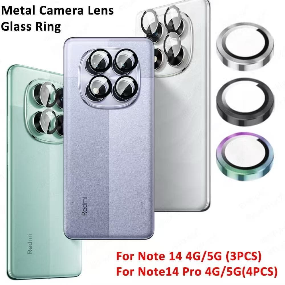 ฟิล์มกระจก กันรอย เลนส์กล้อง สำหรับ Xiaomi Redmi Note14 Note14pro Note14Proplus Poco X7 เลนส์กล้อง รูปที่ 2
