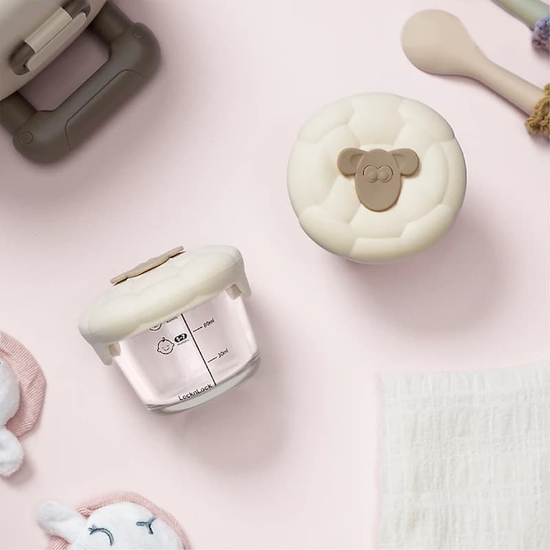 LocknLock กล่องแก้วใส่อาหารสำหรับเด็ก BABY FOOD CONTAINER รุ่น LNG058S2IVY รูปที่ 4
