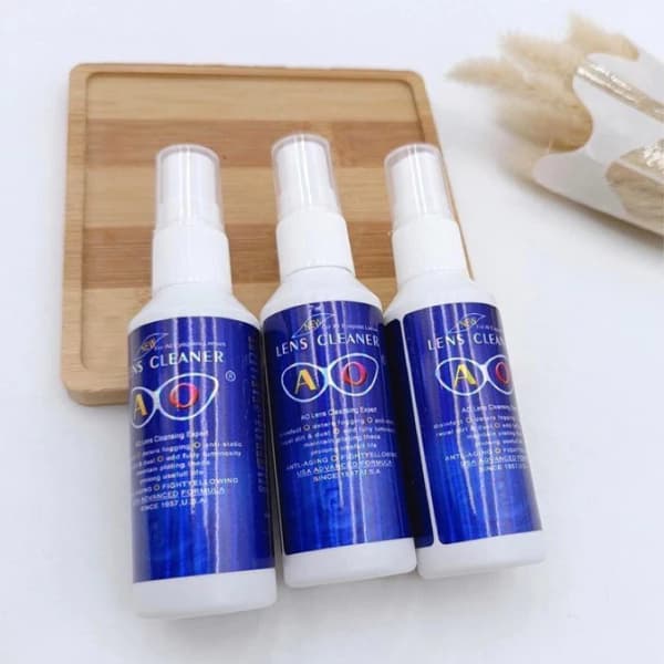 น้ำยาเช็ดเลนส์แว่น น้ำยาเช็ดเลนส์ AO lens cleaner ขนาด 60 ml ขวดสเปรย์ขนาดเล็ก น้ำยาทำความสะอาดอเนกประสงค์ รูปที่ 4