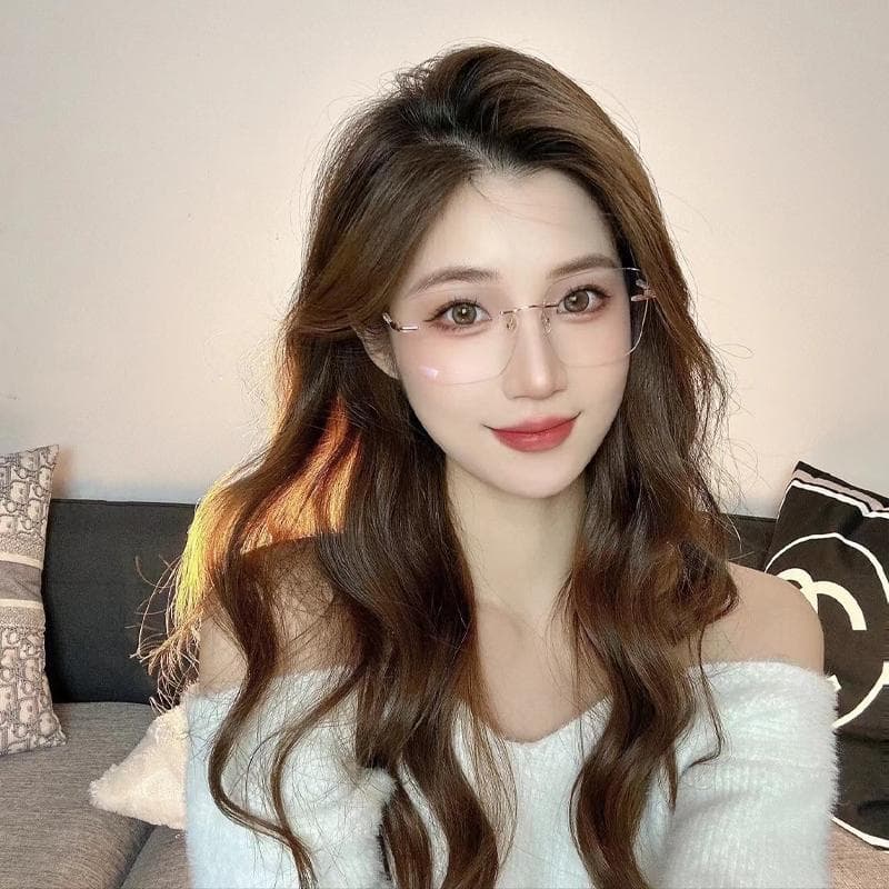 My Girl แว่นสายตาสั้น-50°ถึง-400° กรองแสง ไร้กรอบ สายตายาว+50°ถึง+400° คุณภาพสูง รูปที่ 2