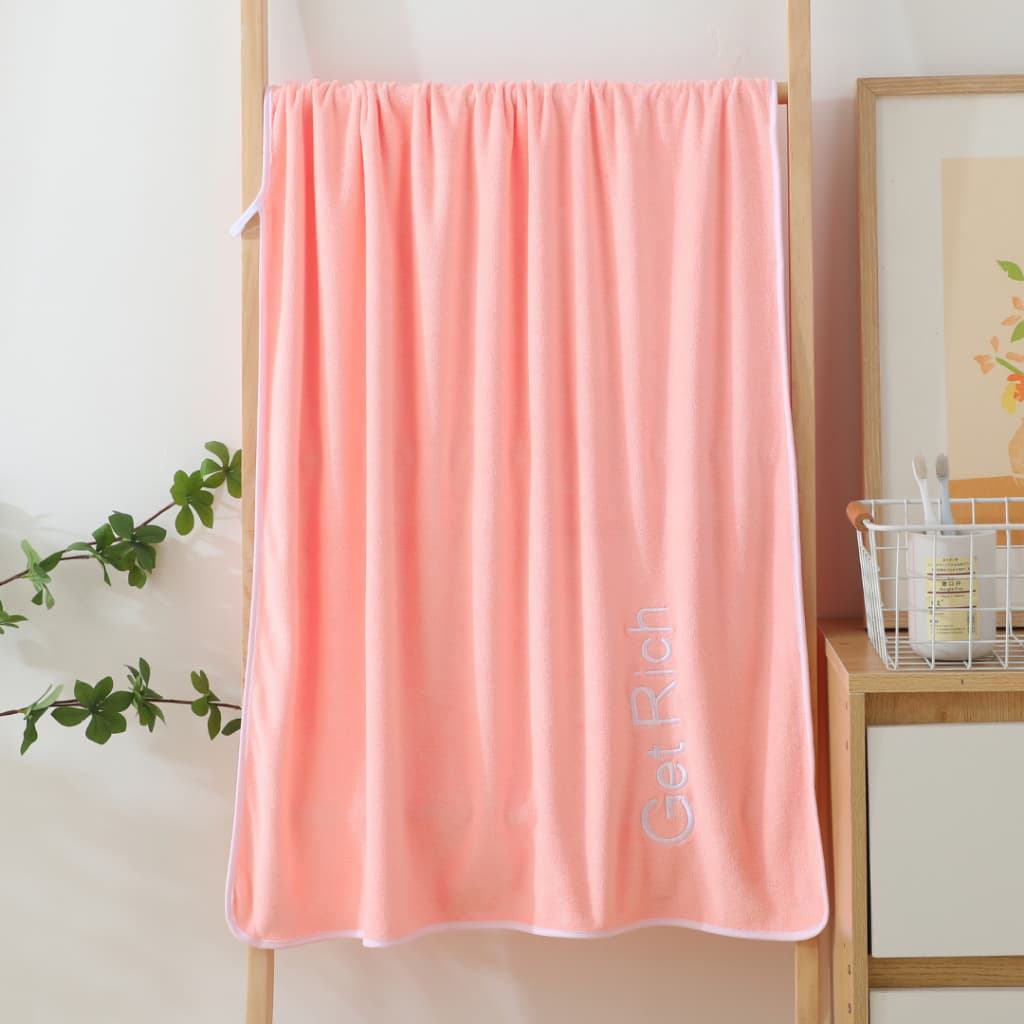 YJY-01 ผ้าเช็ดตัวนาโนรุ่น GetRich สีพื้น ผ้าขนหนูนาโนซับน้ำดี แห้งไวมาก ผ้าไมโครไฟเบอร์ รูปที่ 7