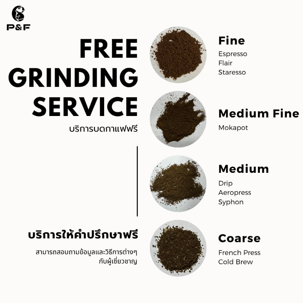 P&F 100% Organic ขนาด 250g เมล็ดกาแฟคั่ว arabica 100% | P&F Coffee พีแอนด์เอฟ คอฟฟี่ รูปที่ 9
