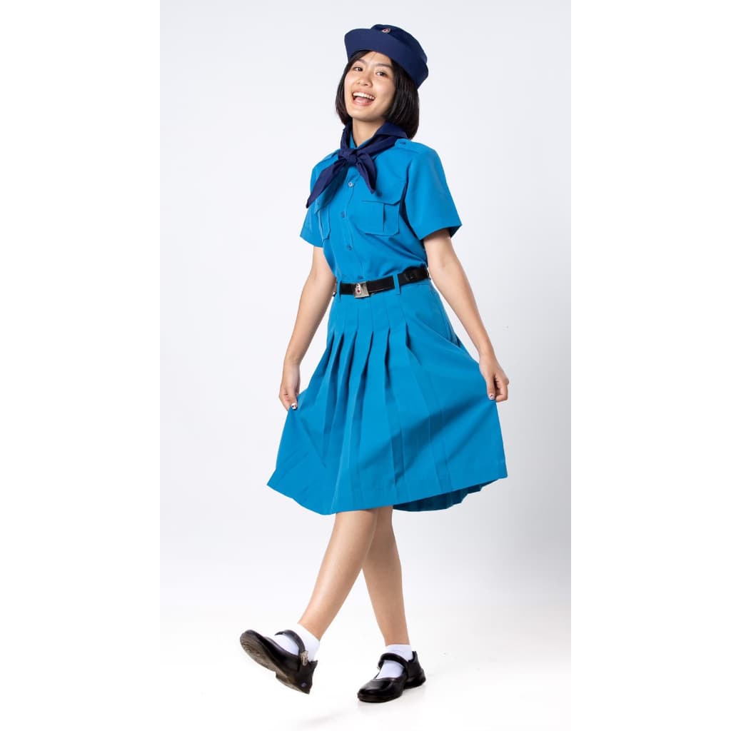 เสื้อยุวกาชาด เฉพาะเสื้อ ราคาพิเศษ!!! สีฟ้า ชัยพฤกษ์ KGM Uniform รูปที่ 2