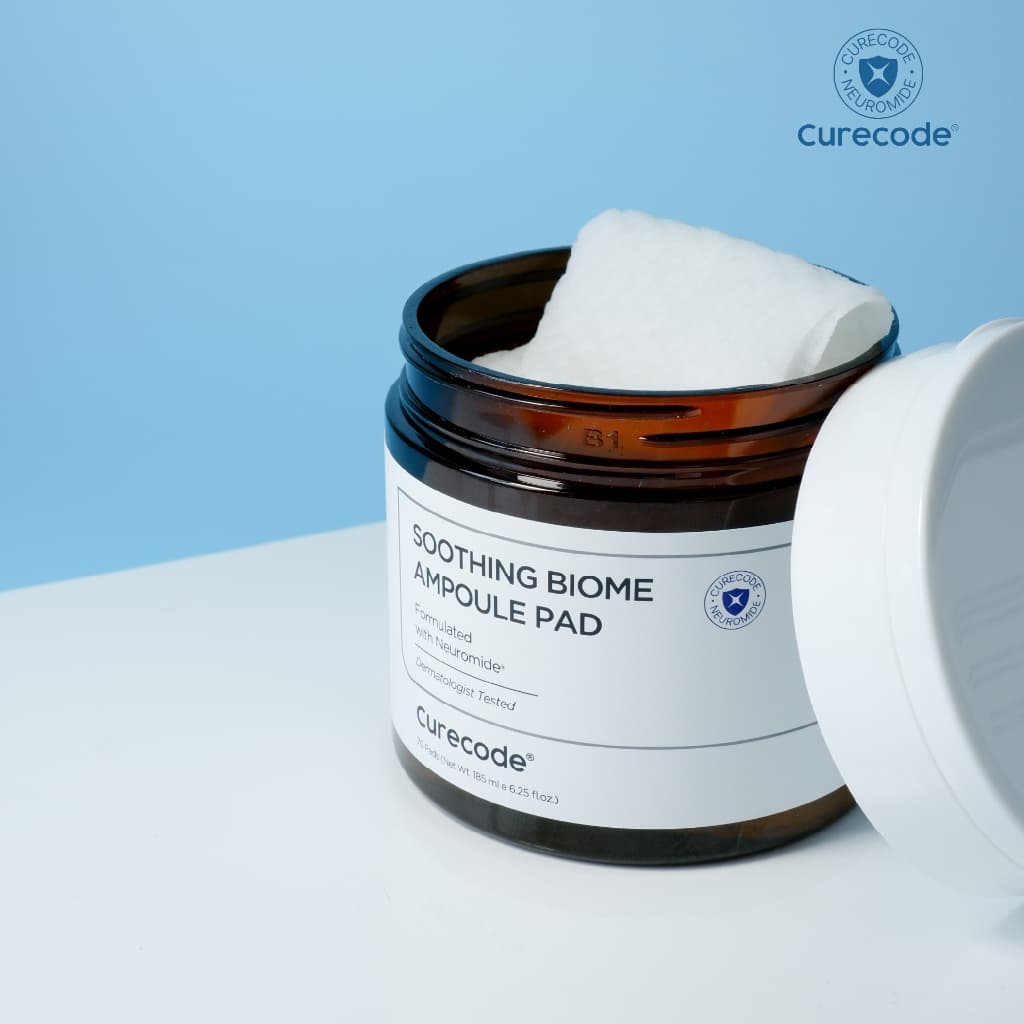 CURECODE SOOTHING BIOME AMPOULE PAD แพดแรกที่เพิ่มความแน่นใต้ผิว 12% ใน 2 สัปดาห์ รูปที่ 3