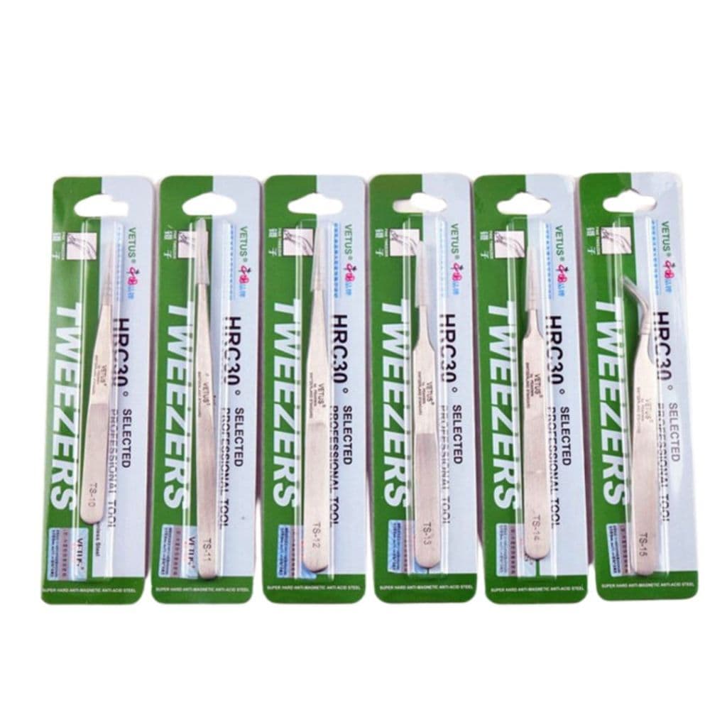 แหนบสแตนเลส ต่อขนตา งานช่าง VETUS TS-10,TS-11,TS-12,TS-13,TS-14,TS-15 คุณภาพสูง รูปที่ 2