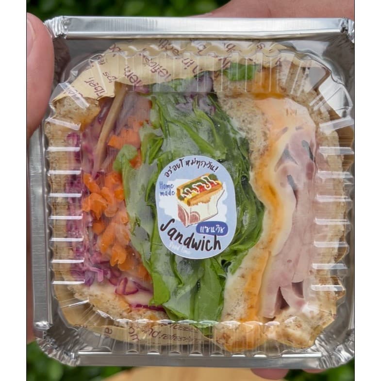 สติกเกอร์ฉลากสินค้า สติกเกอร์แซนวิช ไส้แซนวิช Sandwich สติกเกอร์ติดอาหาร รูปที่ 6